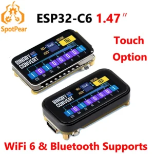 Waveshare ESP32-C6 1.47inch Touch LCD TouchScreen Display Development Board IPS Supports WiFi 6 & Bluetooth ESP32 C6 1.47 inch
