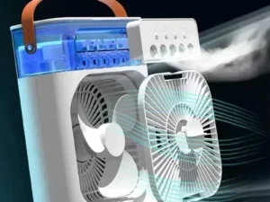 Portable Humidifier Fan AIr Conditioner Household Small Air Cooler Hydrocooling Portable Air Adjustment For Office 3 Speed Fan