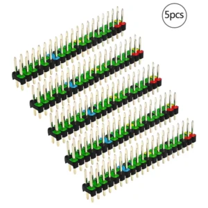 1PCS / 5PCS 2 X 20 Pin Male GPIO Header for Raspberry Pi Zero Double Row 20 Pin Male Pin GPIO Colorful Stacking Header Extend