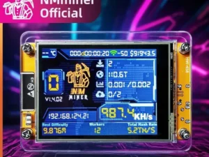 NMMiner NerdMiner V2 Hashrate Lucky Miner ESP32 2.8 inch Smart Display Crypto Solo Lottery 960KH/s Bitcoin ESP32-2432S028R DROOM
