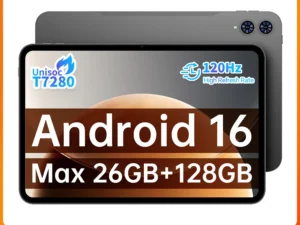 Teclast T65 Tablet 13.4" 2K 120Hz Android 16 Tablets Unisoc T7280 Octa Core Max 26GB RAM 128GB ROM 8000mAh 4G LTE