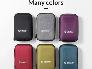 ORICO 2.5 Inch Hard Disk Box Solid Color Protection Bag Portable Hard Disk Case Suitable for Hard Disk Storage Protection