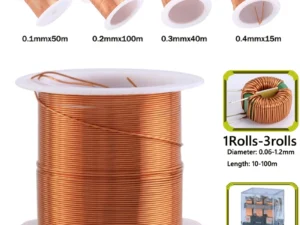 1-3Rolls copper lacquer wire 0.06mm -1.2mm Cable Copper Wire Magnet Wire Enameled Copper Winding Wire Coil Copper Wire