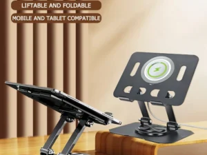 360° Rotatable Tablet Stand Adjustable Foldable Desktop Stand Holder Compatible For 4.7-10 Inch Ipad Pro/Air/Min Tablet Phone