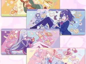 Project Sekai Birthday Full Character 25-ji Nightcord de PJSK Mouse pad Table Mat Gaming XXL Anime Mousepad Keyboard Desktop Mat