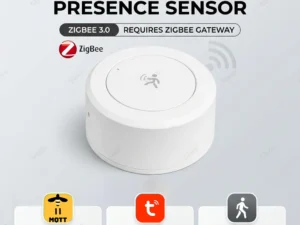 Zigbee 24G Mmwave Radar Presence Sensor Human Detector Motion/Static Detection For Tuya Z2M Smart Home Security Automation Alarm
