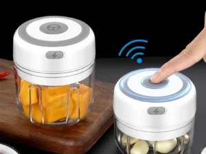 HiPiCok Meat Grinder Electric Garlic Crusher Food Chopper Mini Garlic Press Vegetable Chopper Masher Machine USB Kitchen Gadgets