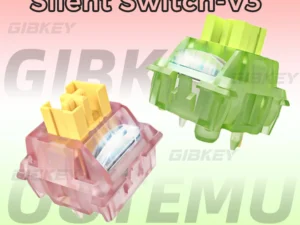 Outemu Silent Switch Peach V3 Switch Mute Lemon Switches Hot swap Quiet Mechanical Keyboard Linear Tactile 5Pin Pre Lubed POM