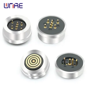 7P Male Female Blind Suction 360 ° CX-MX7P Circular Magnet Pogopin Signal Transmission Charging Waterproof Magnetic Connector
