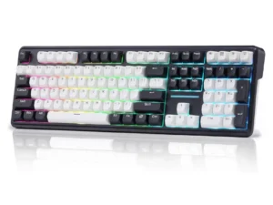 Redragon K745 PRO Wireless Gasket RGB 108 Keys Mechanical Gaming Keyboardw/Extra 4 Hotkeys, Hot-Swap Socket
