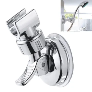 Shower Head Holder Bathroom Strong Vacuum Suction Cup Wall Mount Holder Adjustable Hand Shower head Bracket Bathroom Accessory
