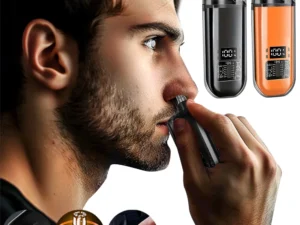 Electric Ear and Nose Hair Trimmer Mini Portable Nose Hair Clipper USB Rechargeable Professional Painless Nose Hair Remover