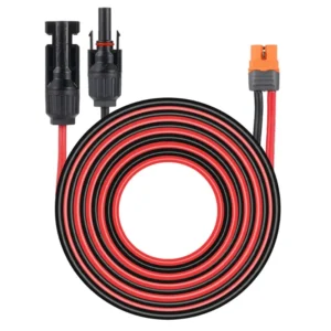 1/2/3M Solar Connector to XT60I- F Adapter 12AWG CableConnect Solar Panel Charge Cable for Solar Generator Portable Power Statio