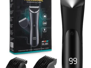 Professional Groin Body Hair Trimmer Ball Shaver for Men Body Grooming Clipper Rechargeable Ceramic Trimmer Bikini Epilator