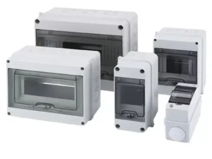 HT Series Junction Box 2/3/5/8/12/15/18/24WAY PC Plastic Outdoor Electrical IP65 Waterproof Distribution Box switch box