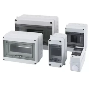 HT Series Junction Box 2/3/5/8/12/15/18/24WAY PC Plastic Outdoor Electrical IP65 Waterproof Distribution Box switch box