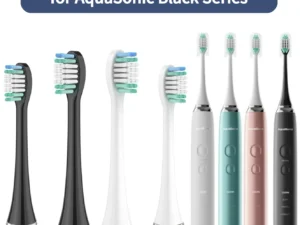 Replacement Toothbrush Heads for AquaSonic Black Series/Black Series Pro/Vibe Series ORCA AQUASONA Toothbrush Bristle Nozzle