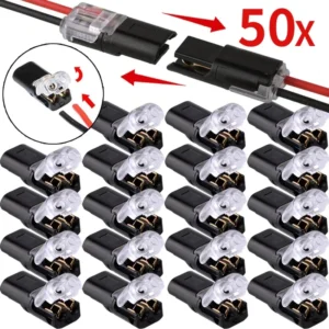 Waterproof 2 Pin Way Plug Car Electrical Connector Wire Cable Automotive Electrical Connectors Strip Terminal Connection