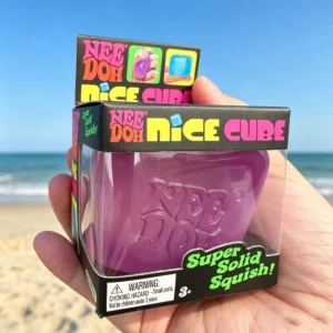 Needoh Nice Cube Fidget Sensory Cube, Stress Anxiety Relief Focus Tool Desk Toy for Adults and Kids