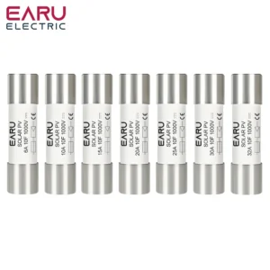 1/5/10/20/30PCS Solar DC 1000V PV Fuses 6A 10A 15A 20A 25A 30A 32A High Voltage for Solar System Short Circuit Protection GPV