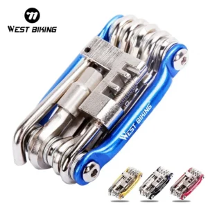 WEST BIKING 11 in 1 Bicycle Repair Tool Multifunction Bicycle Repair Set MTB Road Bike Repair Tools Kit Wrench Screwdriver