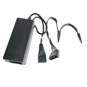 PC 4Pin IDE SATA AC to DC Power Adapter Supply Cable For Computer 3.5 inch HDD Hard DVD CD-ROM Disk Driver 12V + 5V 2.5A