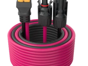 Solar to XT60 extension cable 12AWG 30A solar connector to XT60 adapter cable suitable for solar panel to portable power station
