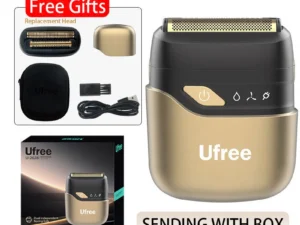 Ufree Electric Razor for Men, Foil Shaver with 2 Foil Heads, Home appliance Electric Shaver, Wet Dry Cordless Razor, Chargeable