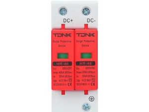 TDNK DC2P Series Surge Protection Device 500V 600V 800V 1000V for Photovoltaic Solar System Lightning Protection