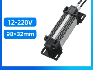 12V 24V 110V 220V 100W Insulated PTC ceramic air heater AC DC Electric heater heating apparatus element 54A1 98x32mm