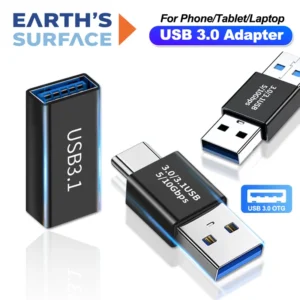 USB3.0 OTG Adapter 5Gbps Type A Female to Female Connector USB C to USB A Converter SSD HDD Cable Extender USB3.0 Extension Plug