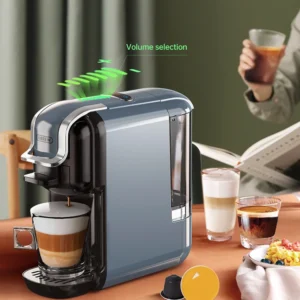 HiBREW Multiple Capsule Coffee Machine, Hot/Cold Dolce Gusto Milk Nespresso Capsule ESE Pod Ground Coffee Cafeteria 20Bar 5 in 1