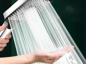 Adjustable Shower Head 3 Mode Rainfall Shower Large Flow Showerhead High Pressure Water Saving Shower Mixer Bathroom Accessories