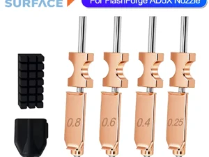 For Flashforge AD5X Nozzle Upgrade Detachable 0.4 0.6 0.25 0.8mm for Flashforge AD5X Hotend Extruder Quick Release Heater Block