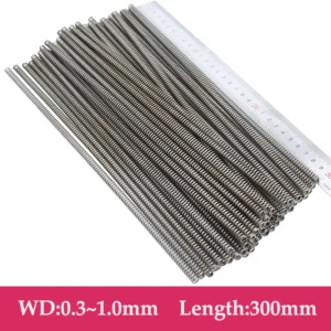 Spring Compression Length 300mm 0.3-0.8 1.0mm 65 Mn Manganese High Carbon Steel Y-shaped Soft Pressure Return Metal Long Springs
