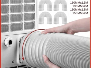 130 150mm Duct Extension Pipe Telescopic Flexible Mobile Air Conditioner Exhaust Hose Accessories Vent Hose 1.5/2M