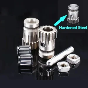Drivegear Kit Dual Drive Gear Extruder Kit Cloned Btech Upgrade for Extruder Prusa I3 3D Printer Gear Bowden 3D Printer Kit