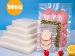 Vacuum Packaging Bags for Food 100pcs Food Storage Vacuum Bags for Vacuum Sealer Machine  Food Fresh Long Keeping Empty Bags