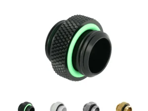 Barrow G1/4" Male to Male Connector with Sealed O-Ring for PC Water Cooling Systems Mini Dual External Thread Extender Fitting