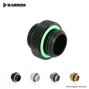 Barrow G1/4" Male to Male Connector with Sealed O-Ring for PC Water Cooling Systems Mini Dual External Thread Extender Fitting