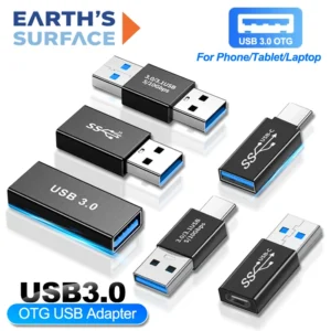 USB 3.0 Extension Adapter 10Gbps USB Type C Female Connector for PC Computer Phone USB C Male to Female Extension Plug Converter