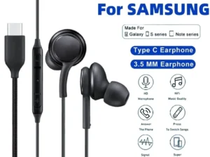 Type C Wired Earphone For Samsung Galaxy S25 S24 S23 Ultra USB C Headphones A56 A55 A54 A34 Note 20 10 3.5mm Jack Earbud Headset