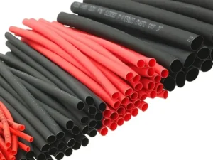 127PCS Black Red Heat Shrink Tubing 2:1 Assortment Polyolefin Tube Car Cable Sleeving Wrap Wire Kit