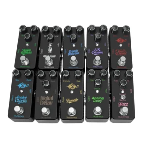 Electric Guitar Effects Pedal Mini Single Type Crunch Distortion Classic Chorus Delay Digital Delay