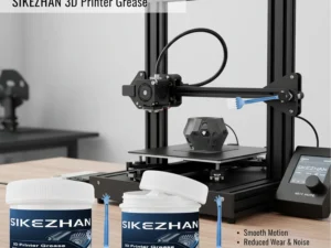 Premium PTFE 3D Printer Grease for Z-Axis Screws & Rails - Noise Reduction Lubricant for Ender 3, Bambu Lab, Prusa, Voron-400g