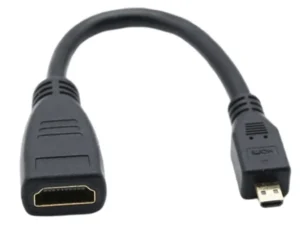 Micro Compatible Cable 4K 60Hz Micro To Female Adapter Cable For Raspberry Pi 5/Pi 4 Hero 7 6 A6000 Camera HDTV