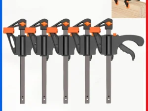 5/2pcs Woodworking Work Bar 4 Inch Clamp Clip Set Hard Quick Ratchet Release Clip DIY Carpentry Hand Tool Woodworking Clamp