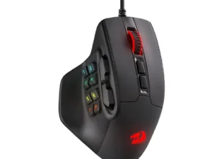 Redragon M811 Aatrox MMO Gaming Mouse, 15 Programmable Buttons Wired RGB Gamer Mouse w/ Ergonomic Natural Grip Build