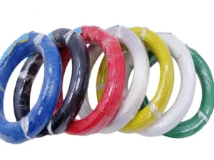 5M/10M PTFE Wire 30/28/26/24/22/20/18/16/14/13/12/10AWG UL1332 FEP Plastic Insulated High Temperature Electronic Copper Cable