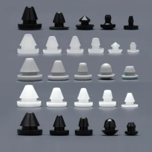 Silicone Plug、Rubber Stopper Protective Softness Black 3mm4mm5mm6mm8mm9mm10mm12mm14mm16mm Buckle Hole Sealing Non-slip Foot Mat
